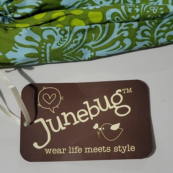 Junebug NWT's Pink Green Halter Dtess Sz 8 - Picture 3 of 5